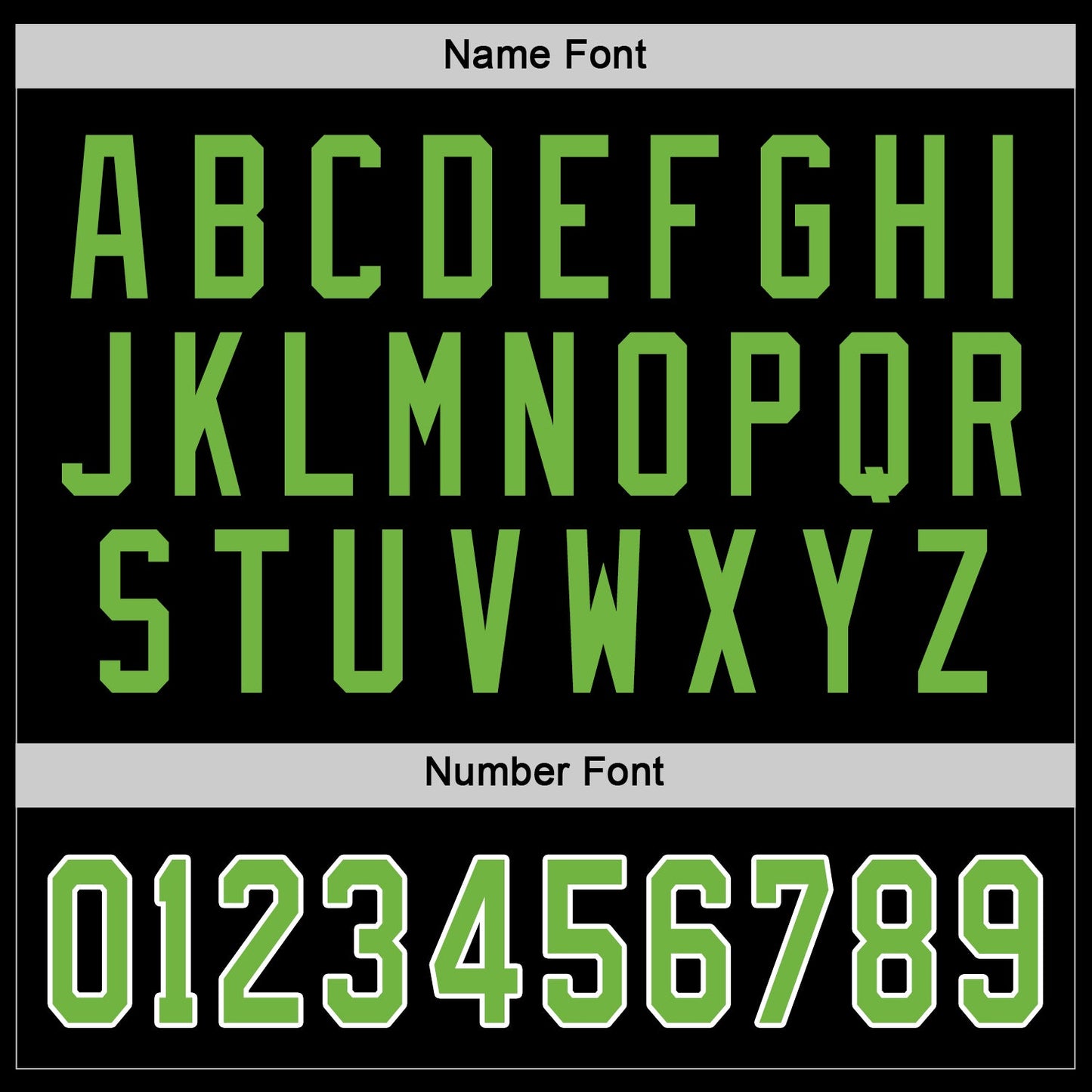 Custom Black Neon Green-White Hockey Jersey view 3