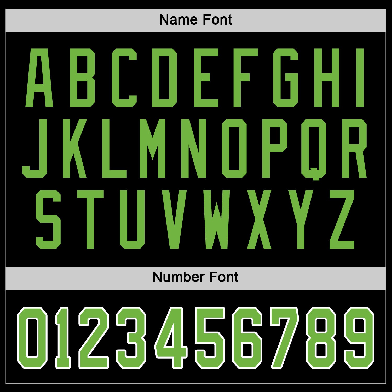 Custom Black Neon Green-White Hockey Jersey view 3