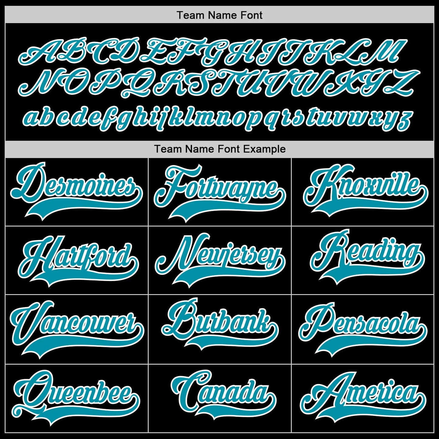 Custom Black Teal-White Hockey Jersey view 4