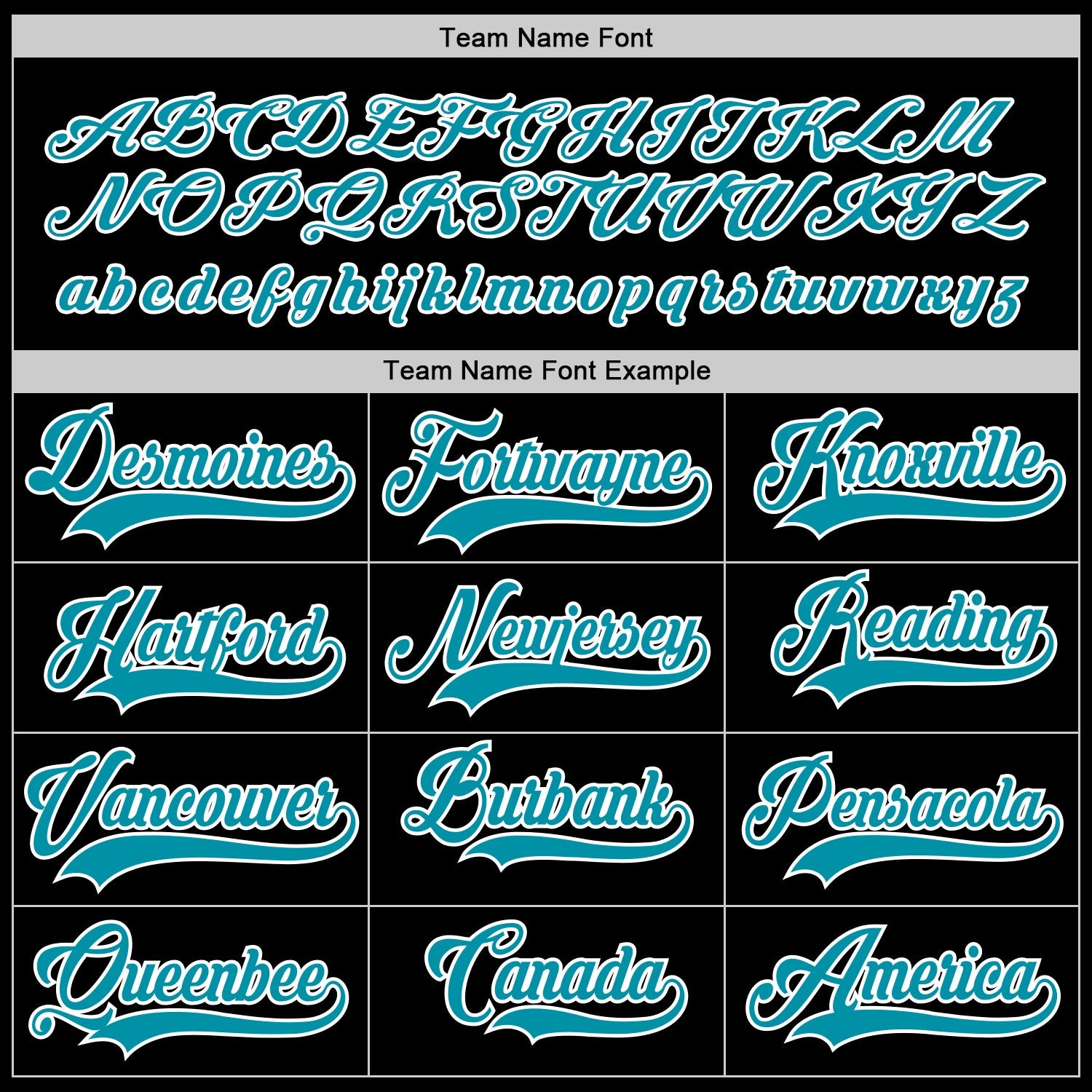 Custom Black Teal-White Hockey Jersey view 4