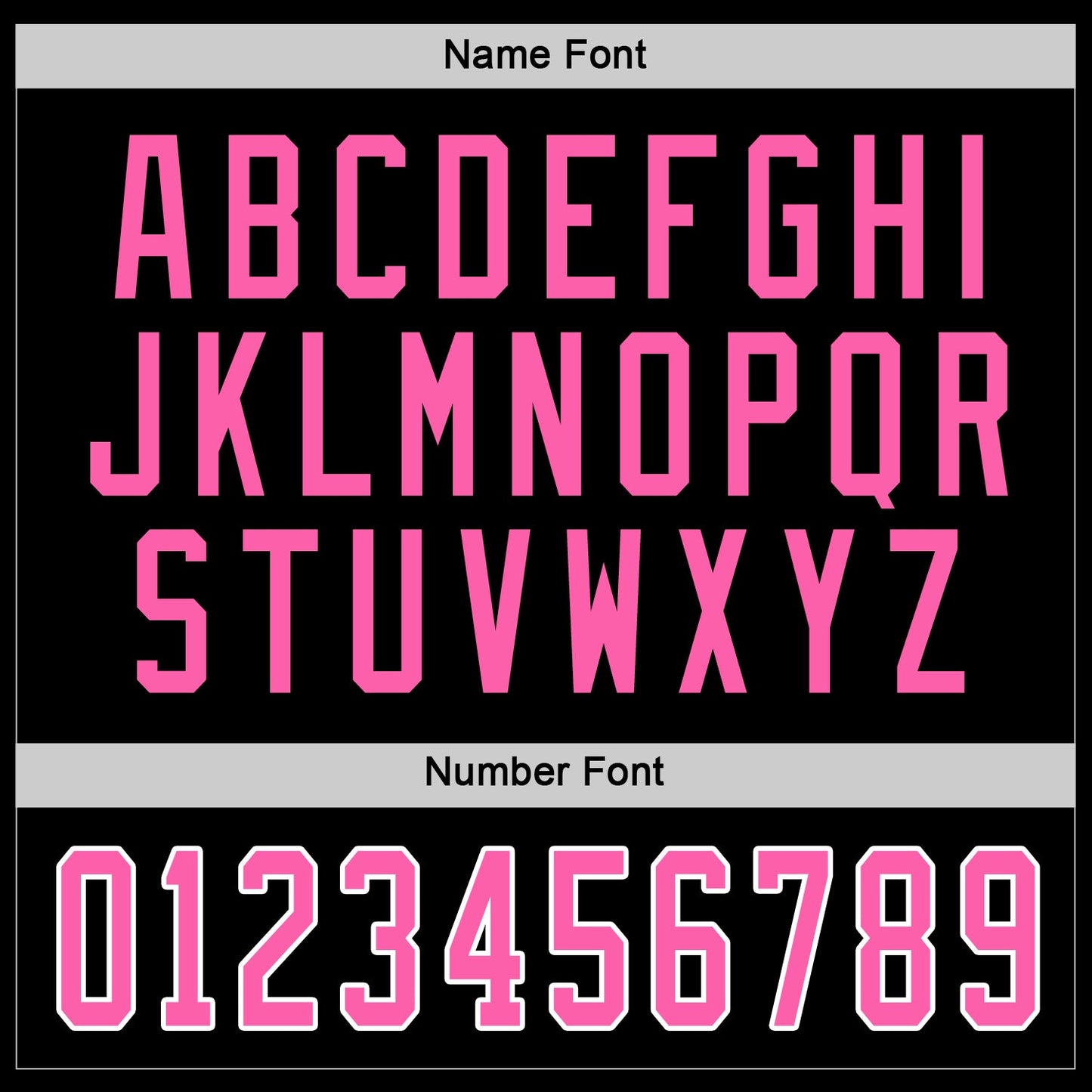 Custom Black Pink-White Hockey Jersey view 3