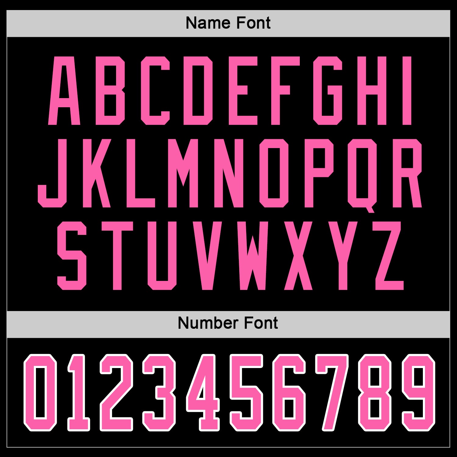Custom Black Pink-White Hockey Jersey view 3