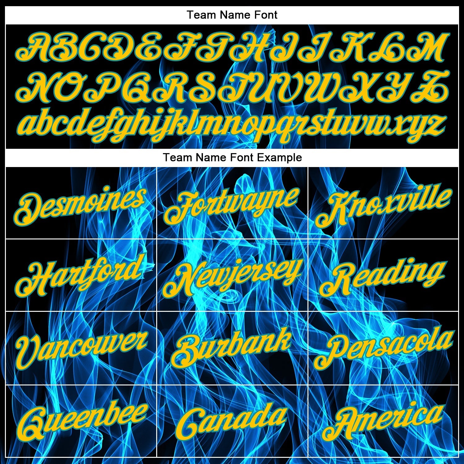 Custom Stitched Black Gold-Aqua 3D Pattern Design Flame Sports Pullover Sweatshirt Hoodie view 3