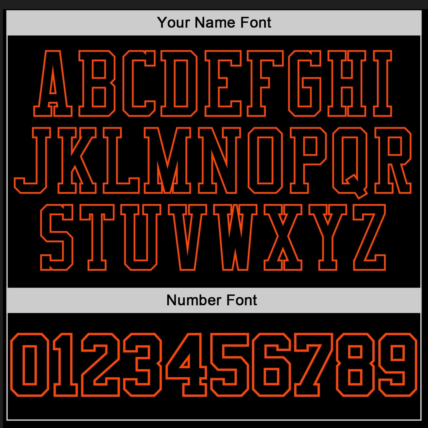 Custom Stitched Black Black-Orange Sports Pullover Sweatshirt Hoodie view 4