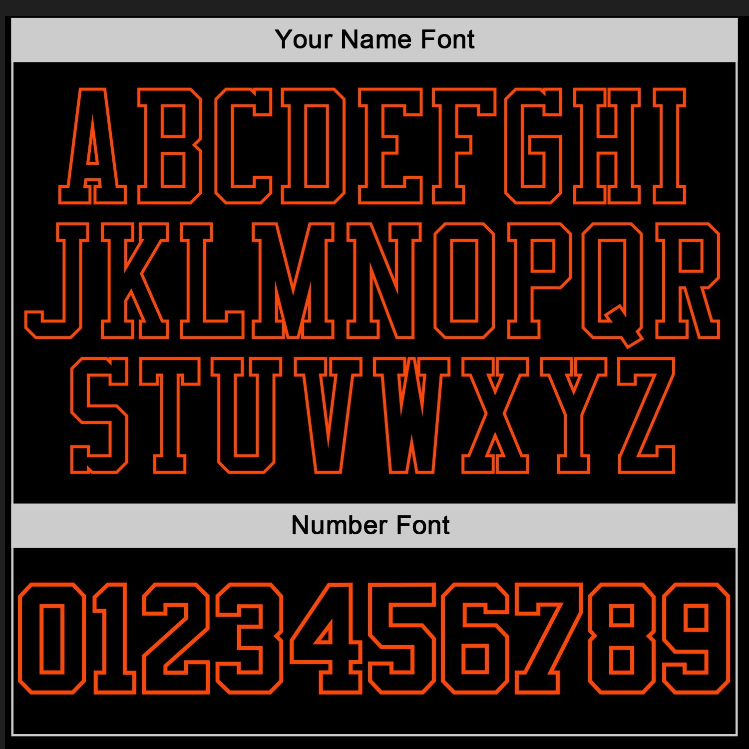 Custom Stitched Black Black-Orange Sports Pullover Sweatshirt Hoodie view 4
