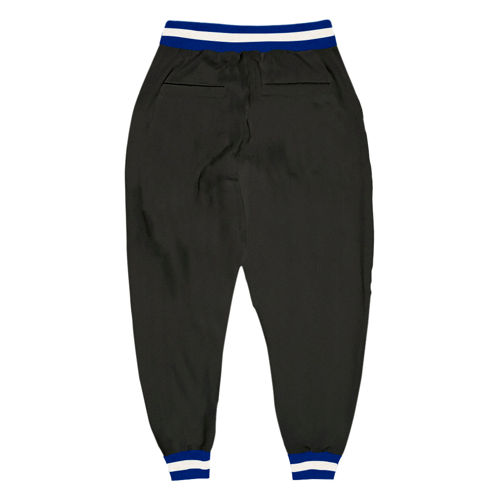 Custom Black Royal-White Sports Pants view 2