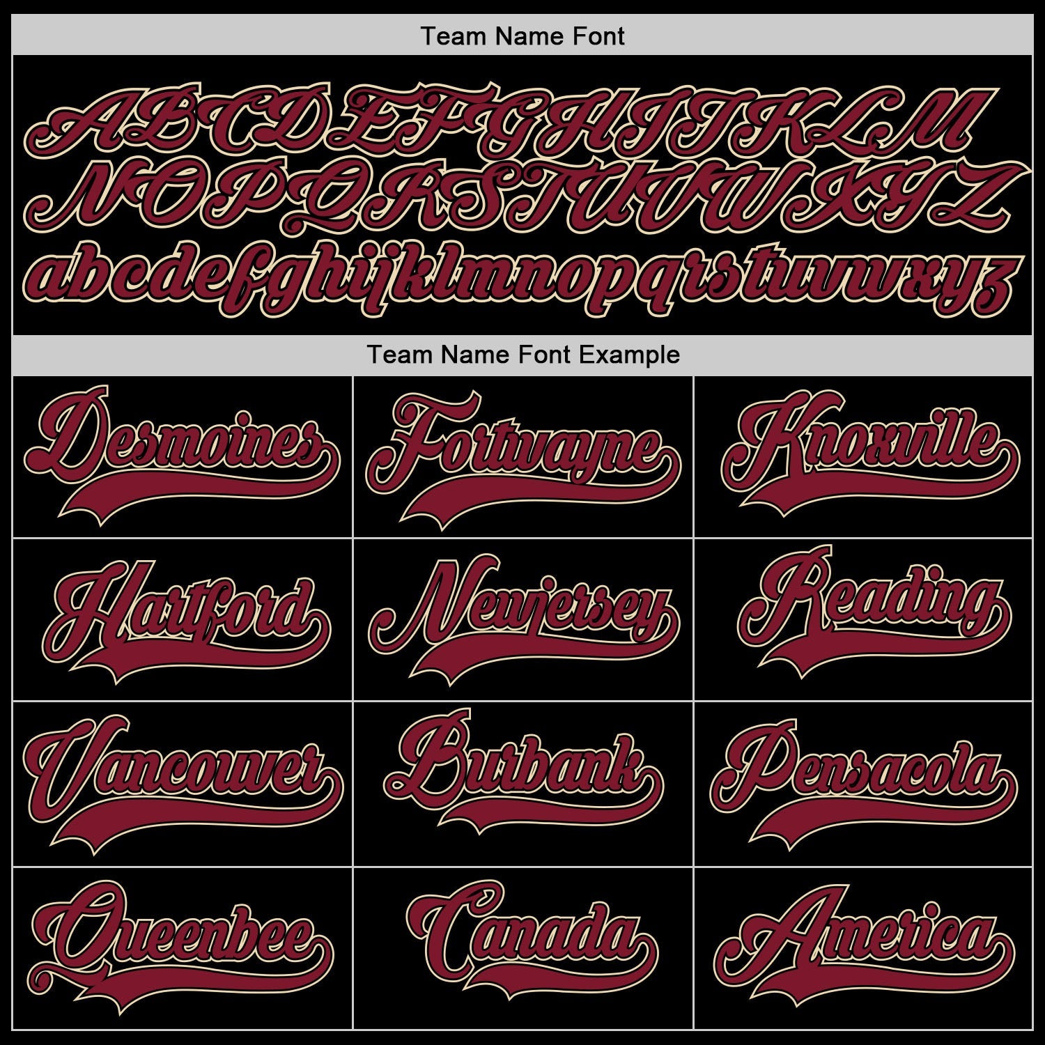 Custom Black Crimson-City Cream Authentic Baseball Jersey view 4