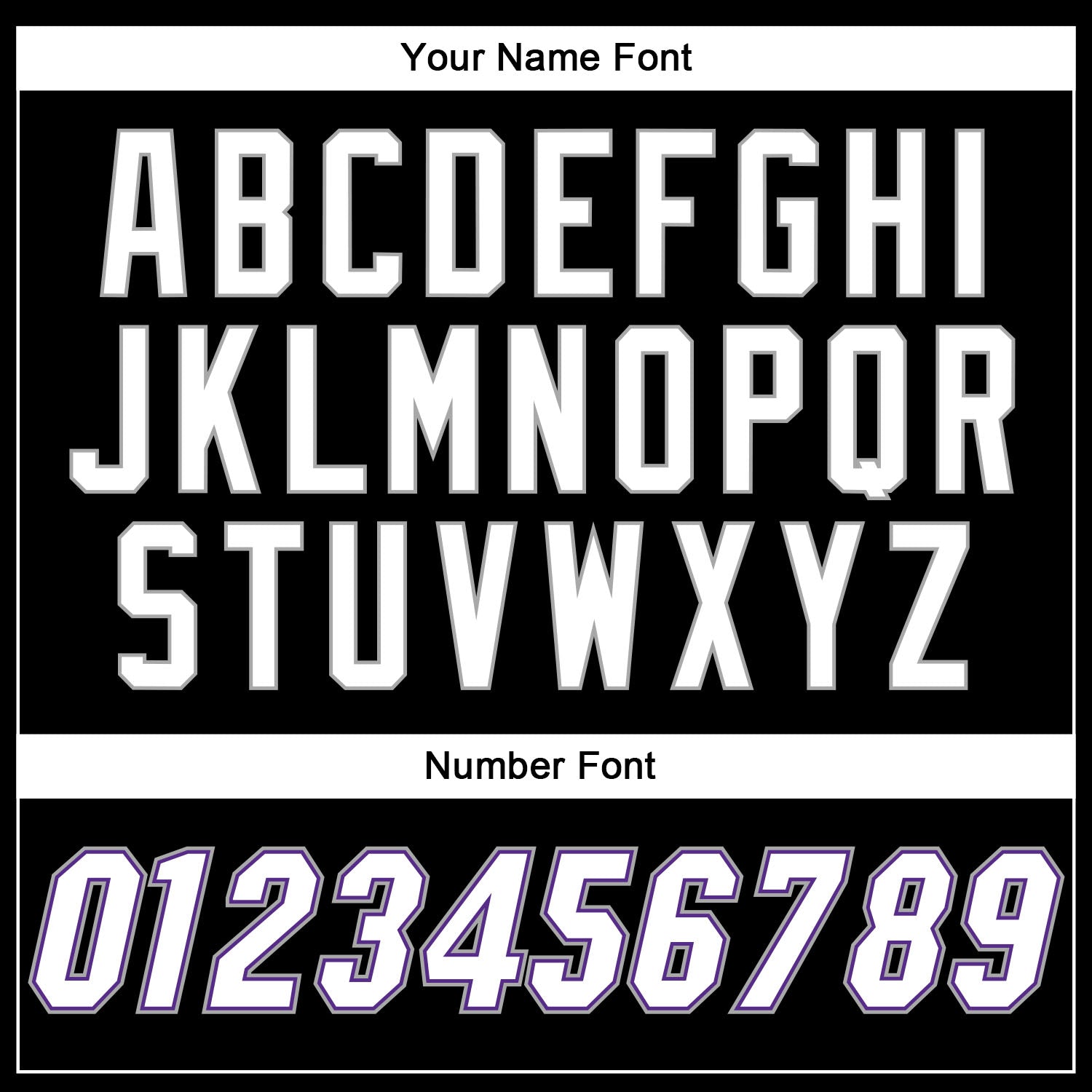 Custom Black White-Purple Authentic Baseball Jersey view 5