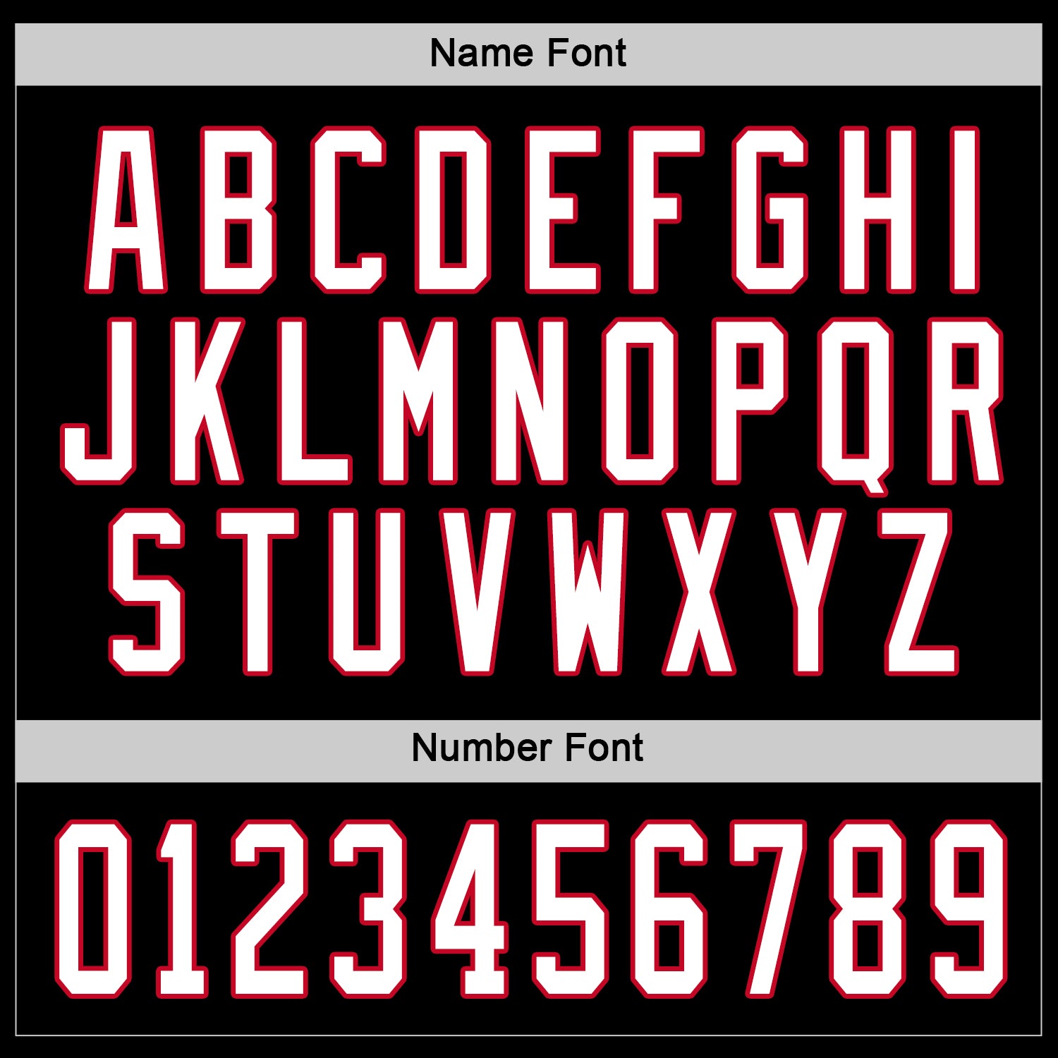 Custom Black White-Red Hockey Jersey view 3