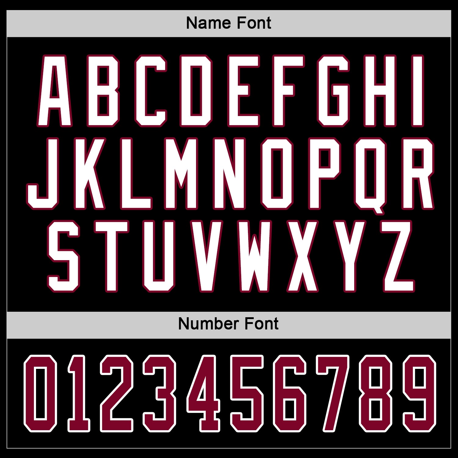 Custom Black Maroon-White Hockey Jersey view 3