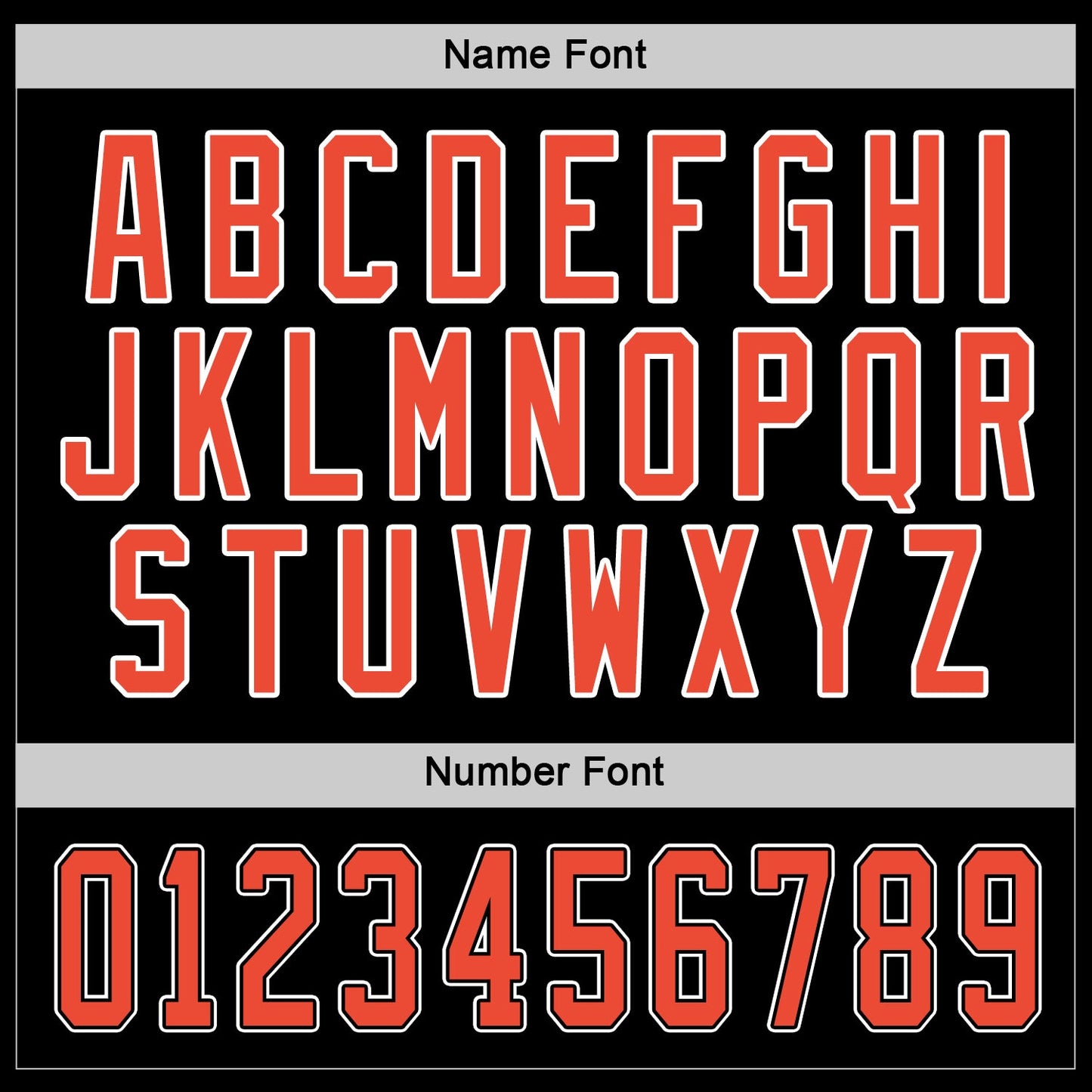Custom Black Orange-White Hockey Jersey view 3