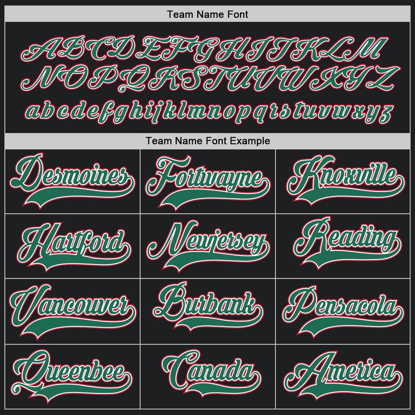 Custom Black Kelly Green-Red Hockey Jersey view 4