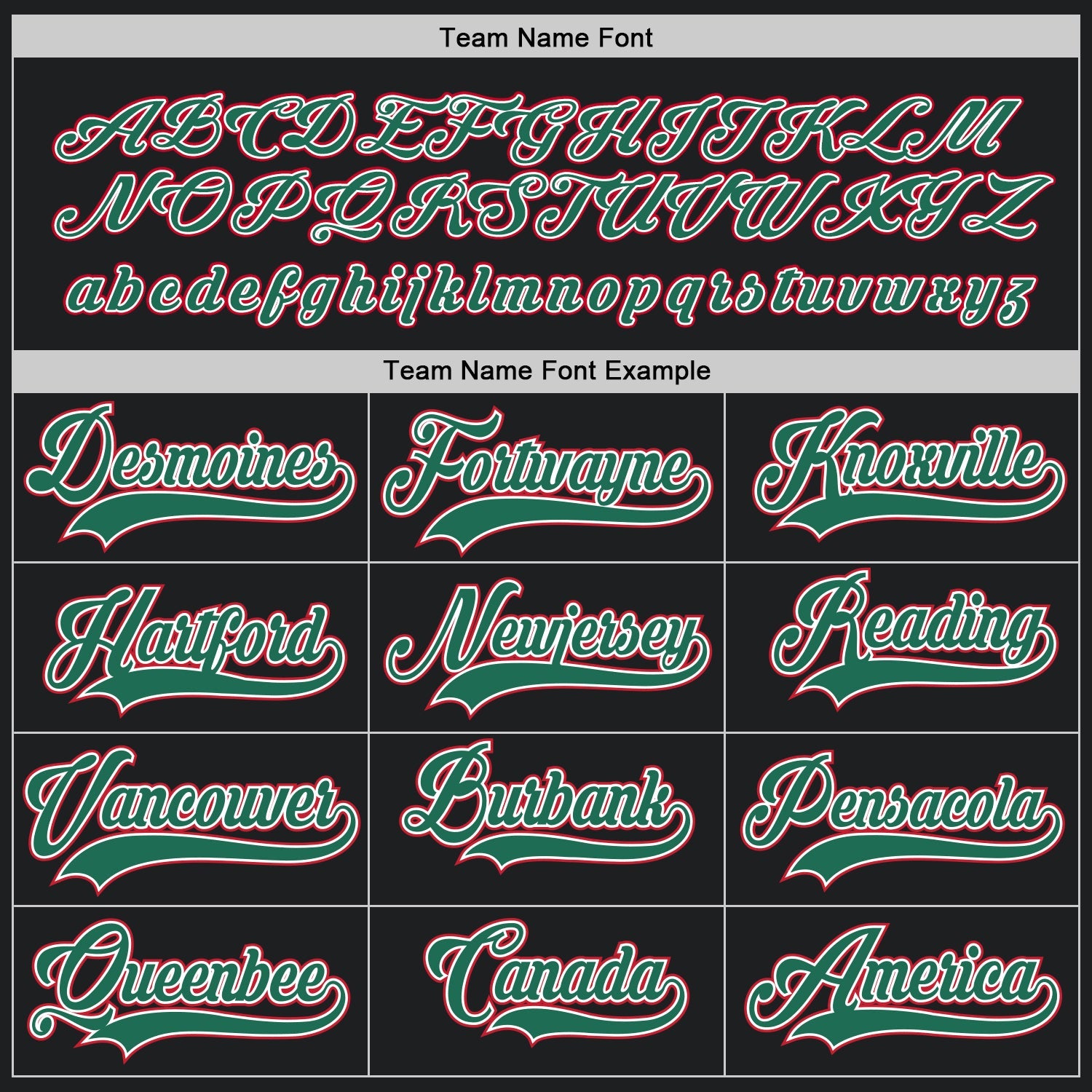 Custom Black Kelly Green-Red Hockey Jersey view 4