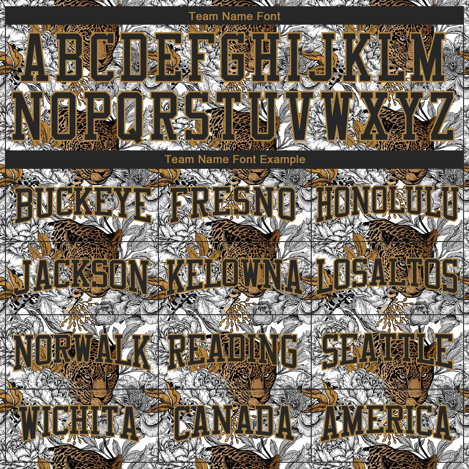 Custom Stitched Black Black-Old Gold 3D Pattern Design Leopard Sports Pullover Sweatshirt Hoodie view 3
