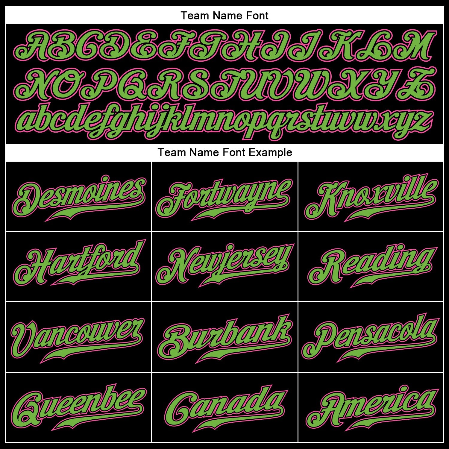 Custom Black Pink-Neon Green Authentic Baseball Jersey view 4