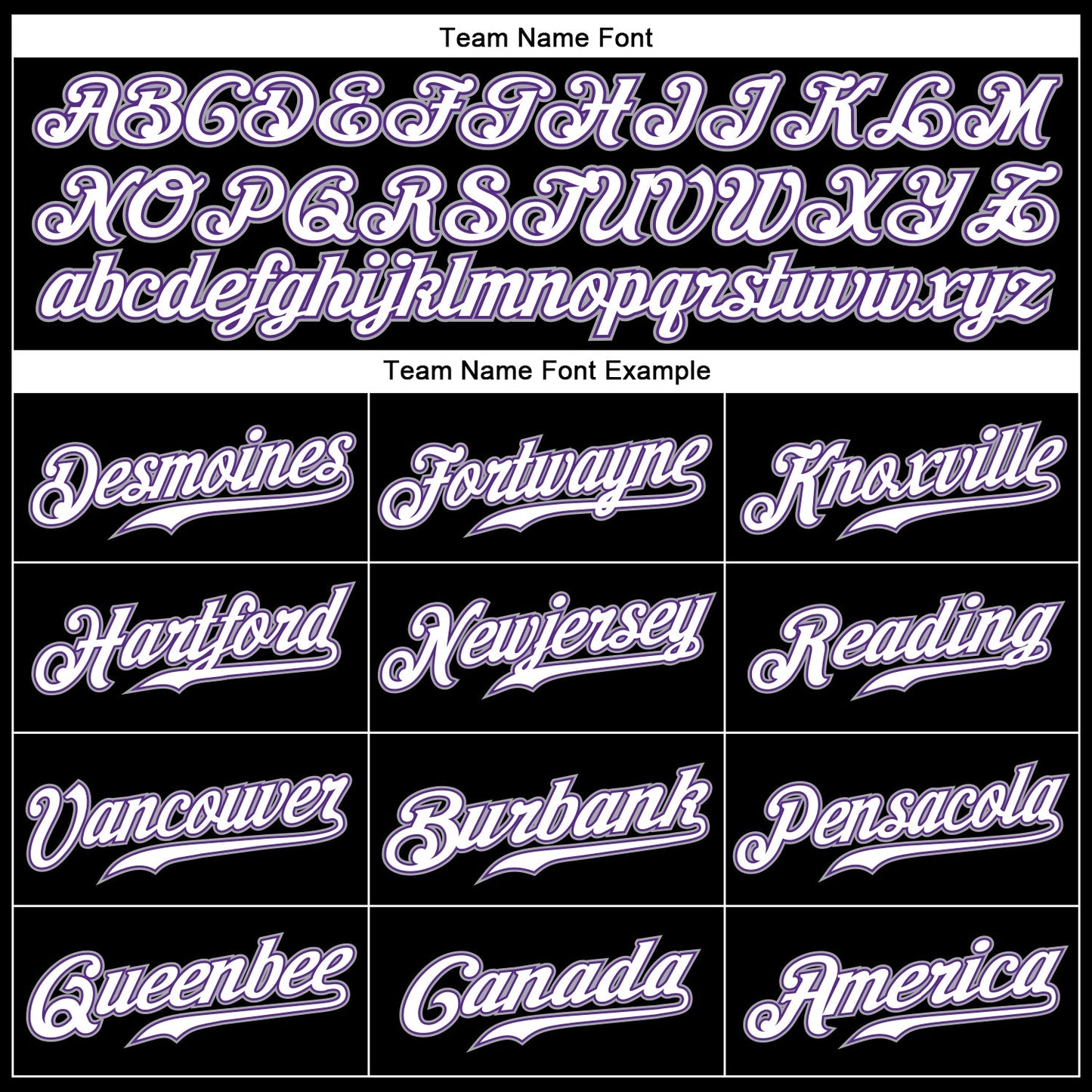 Custom Black White-Purple Authentic Baseball Jersey view 4