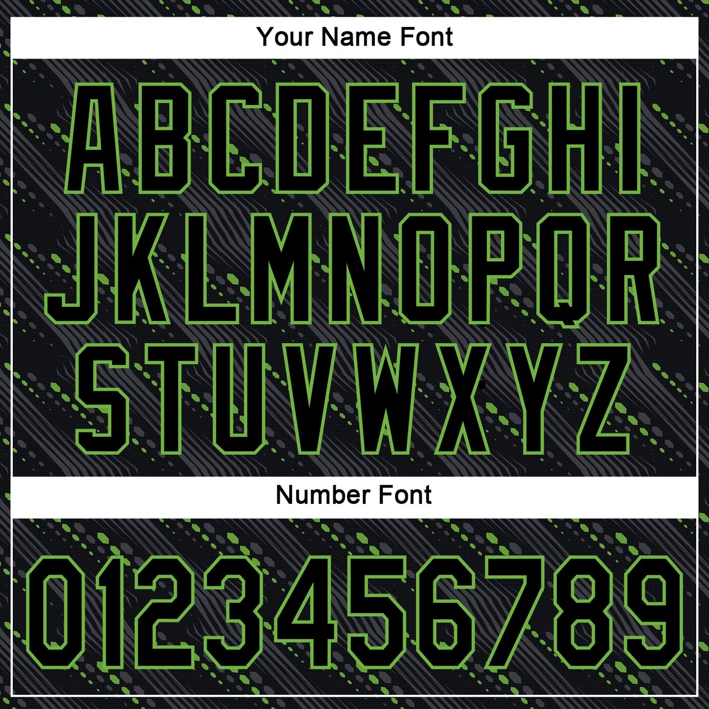 Custom Black Black-Neon Green 3D Pattern Design Authentic Baseball Jersey view 5