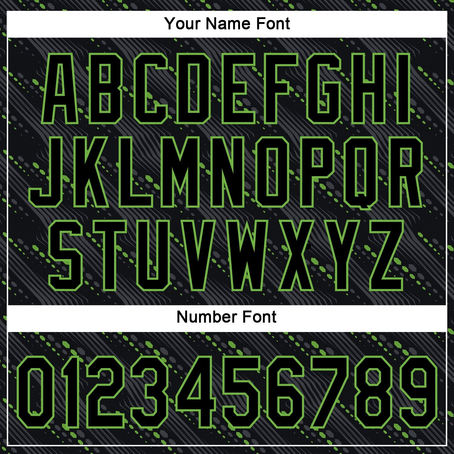 Custom Black Black-Neon Green 3D Pattern Design Authentic Baseball Jersey view 5