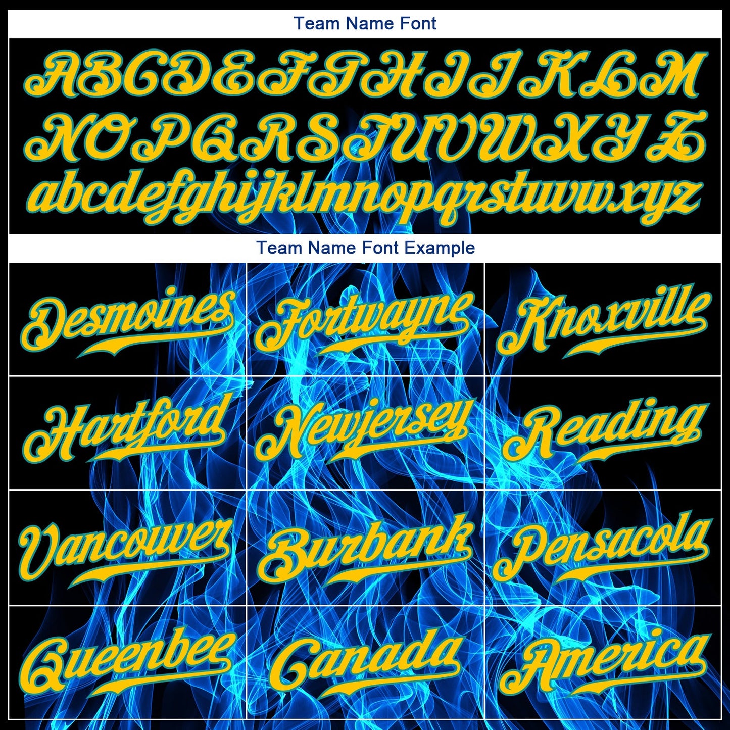 Custom Black Gold-Teal 3D Pattern Design Flame Authentic Baseball Jersey view 4