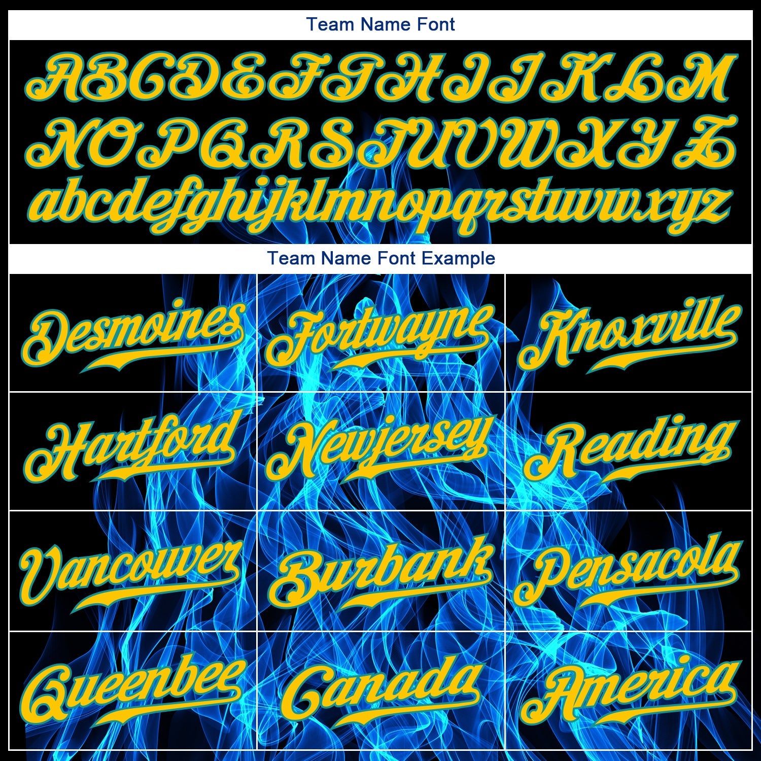 Custom Black Gold-Teal 3D Pattern Design Flame Authentic Baseball Jersey view 4