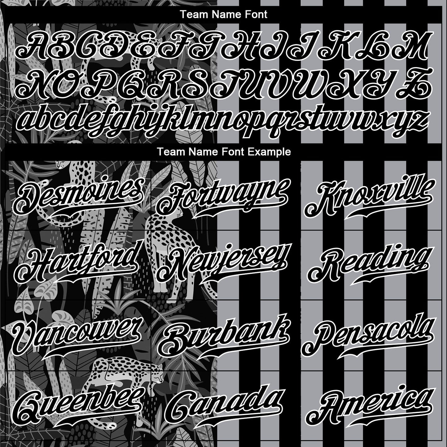 Custom Black Black-Gray 3D Pattern Design Leopards And Tropical Palm Leaves Authentic Baseball Jersey view 4