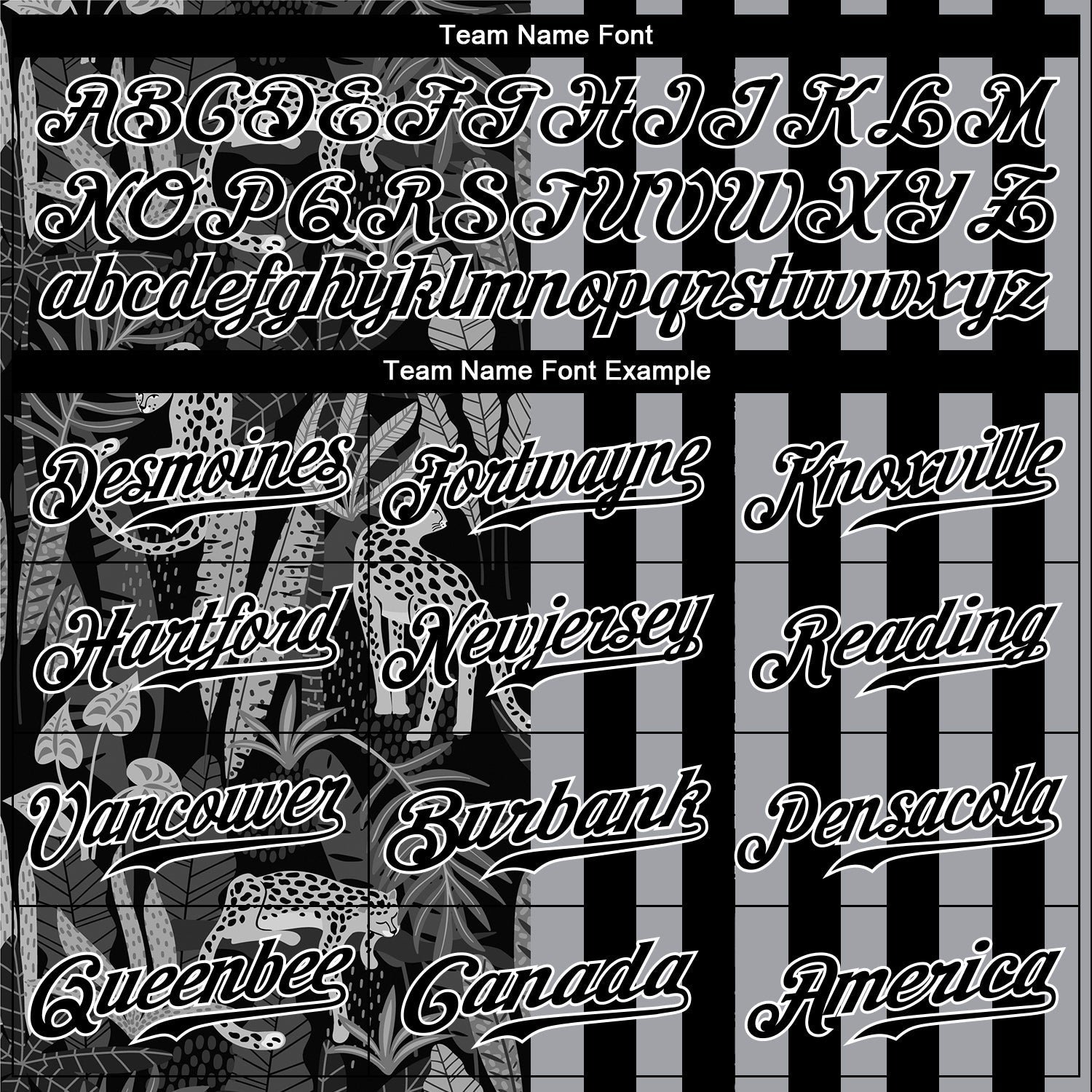 Custom Black Black-Gray 3D Pattern Design Leopards And Tropical Palm Leaves Authentic Baseball Jersey view 4