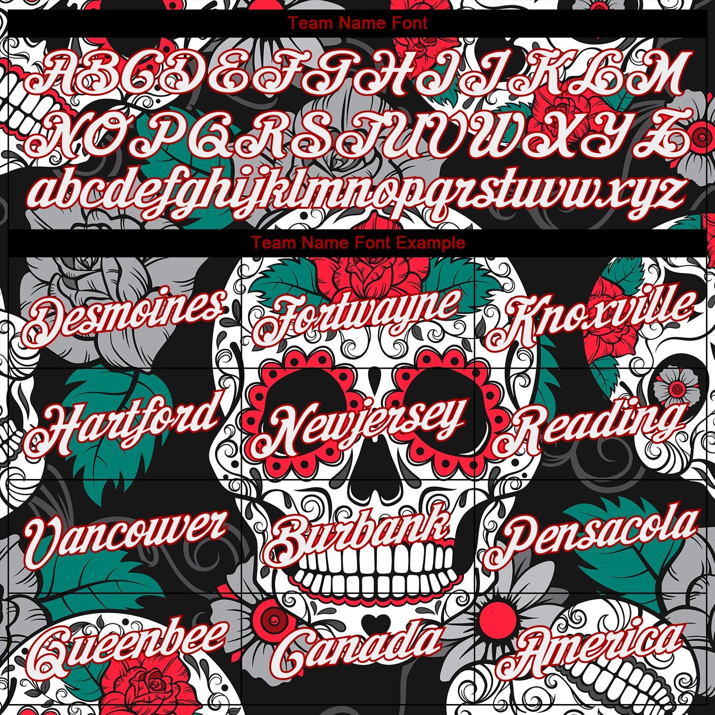 Custom Black White-Red 3D Skull Fashion Performance T-Shirt view 3
