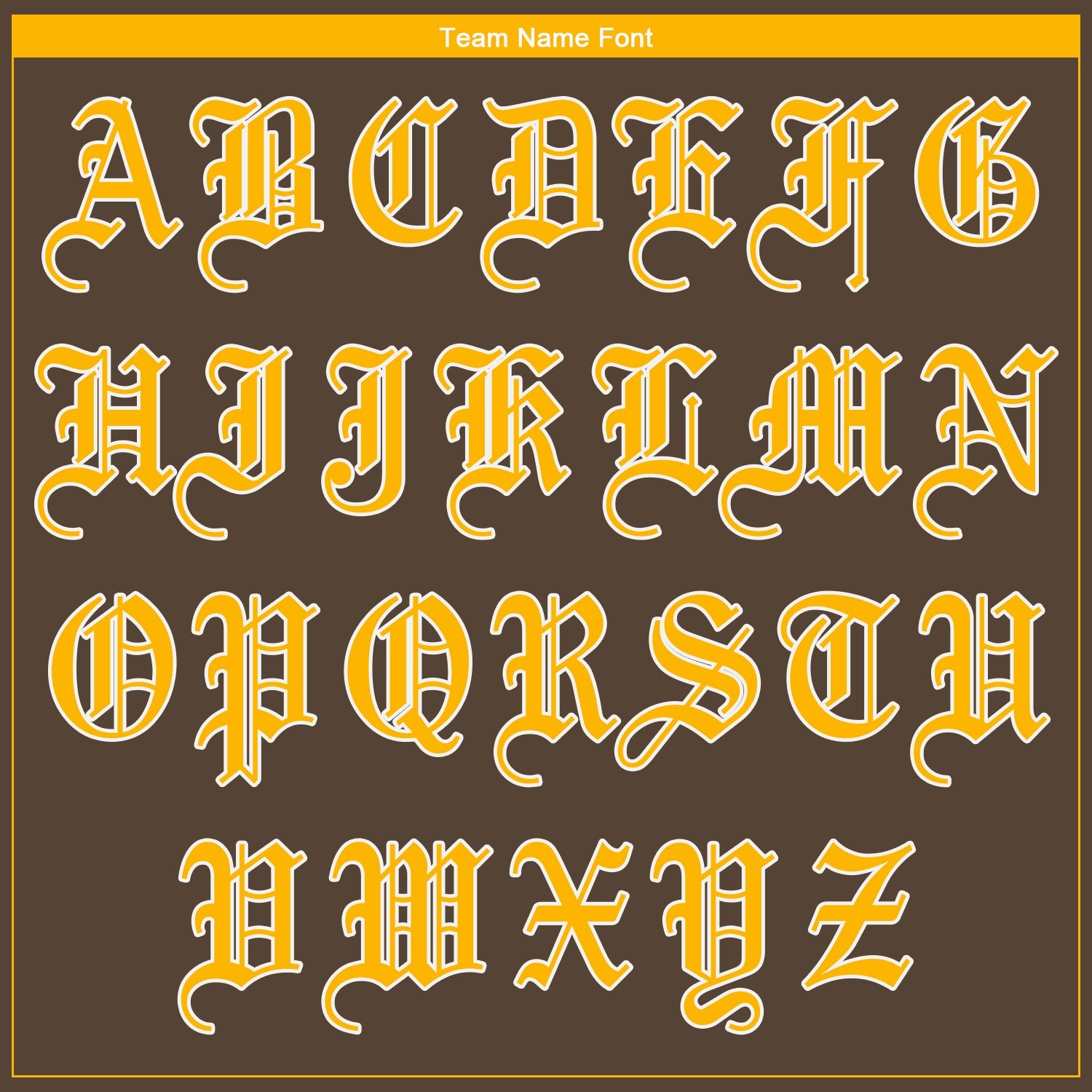 Custom Brown Gold-White Authentic Baseball Jersey view 5