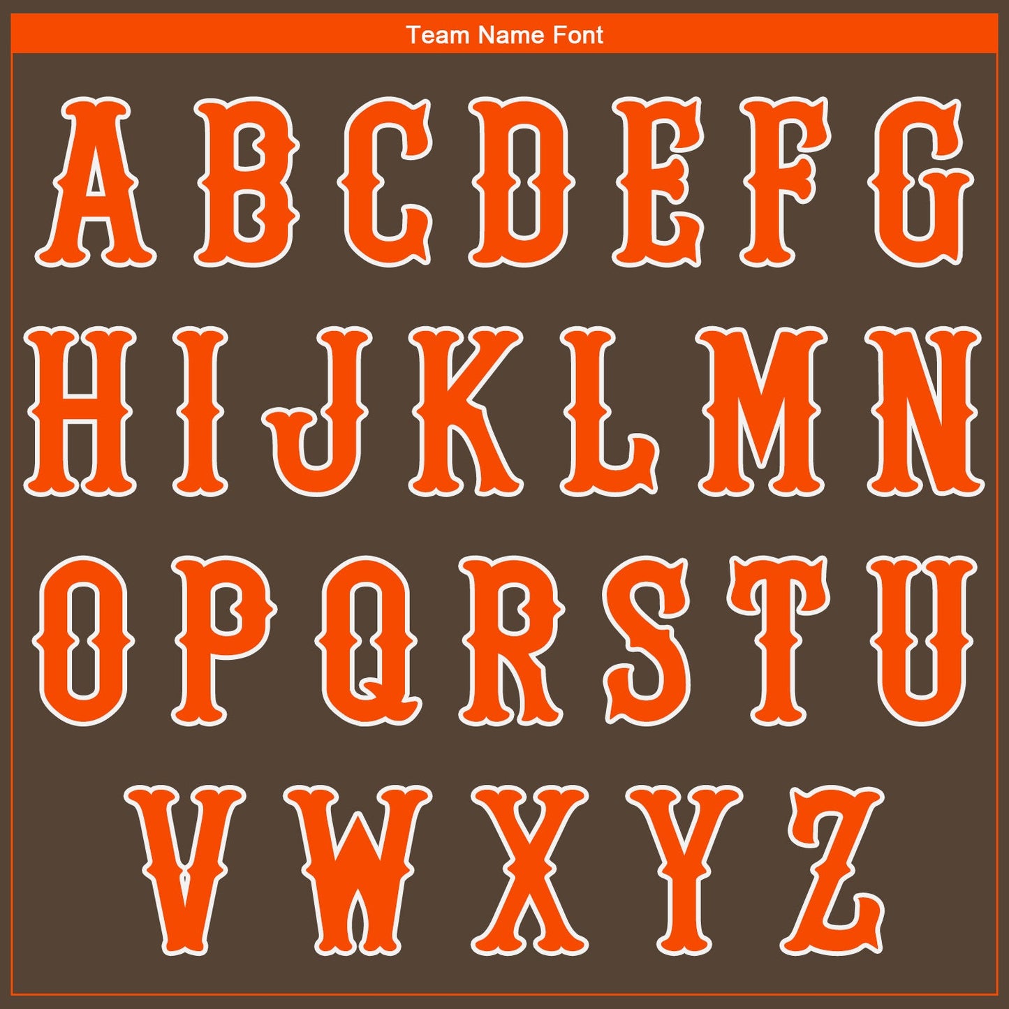 Custom Brown Orange-White Authentic Baseball Jersey view 5