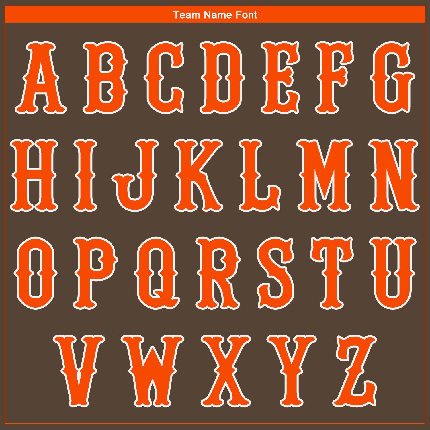 Custom Brown Orange-White Authentic Baseball Jersey view 5
