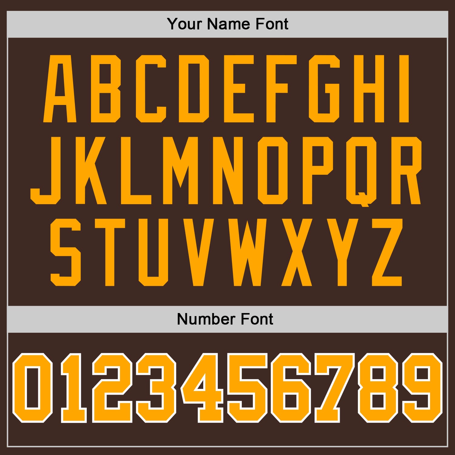 Custom Brown Gold-White Authentic Baseball Jersey view 5
