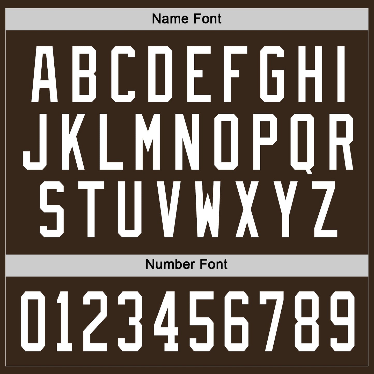 Custom Brown White Hockey Jersey view 3