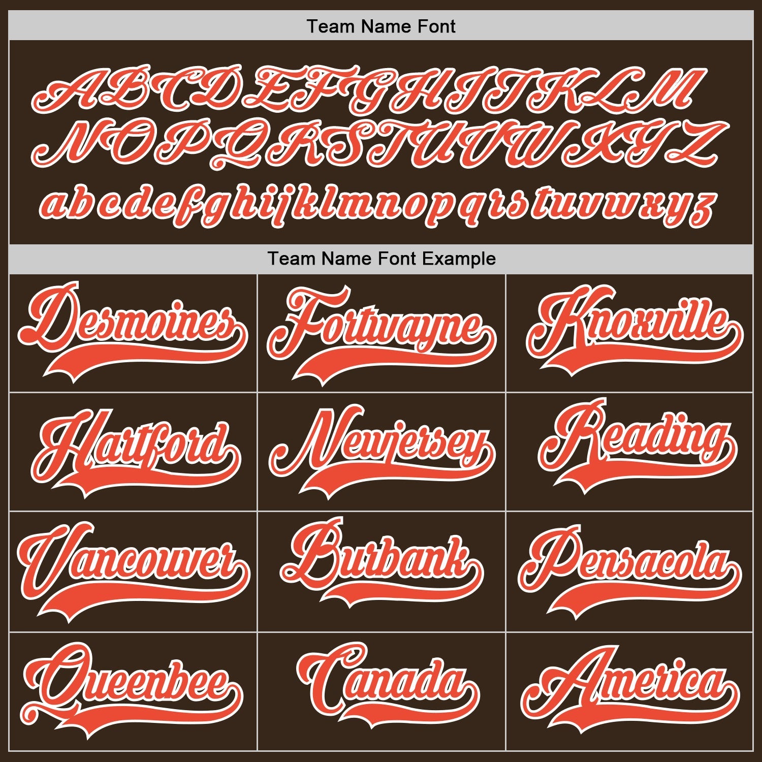 Custom Brown Orange-White Hockey Jersey view 4