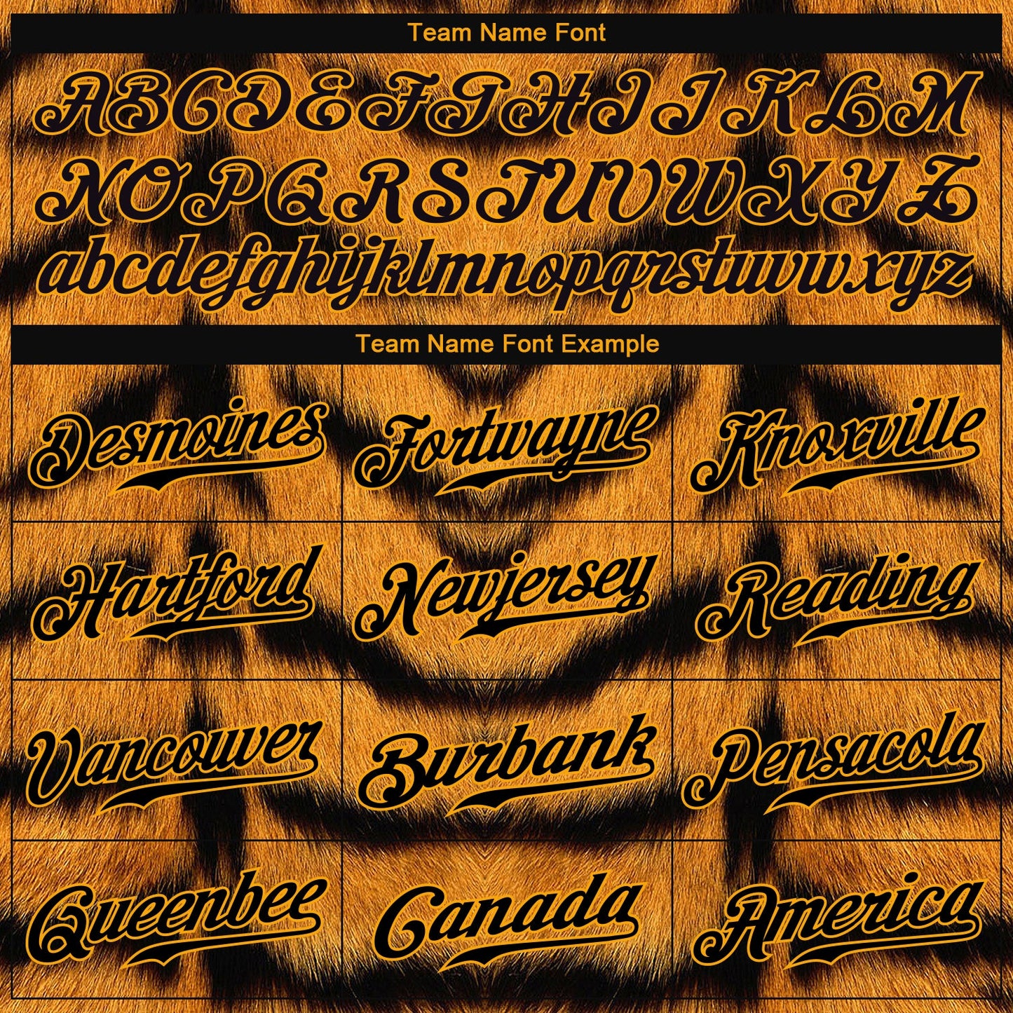 Custom Brown Black-Gold 3D Pattern Design Tiger Authentic Baseball Jersey view 4