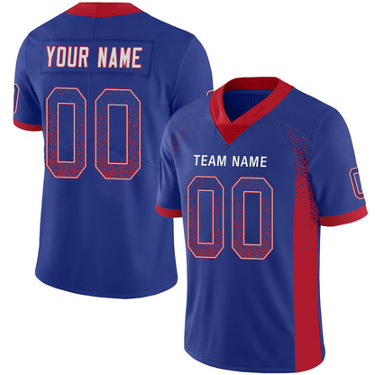 Custom B.Bills Stitched American Football Jerseys Personalize Birthday Gifts Blue Jersey - Main View