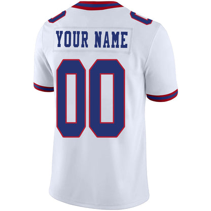 Custom B.Bills Stitched American Football Jerseys Personalize Birthday Gifts White Jersey view 3
