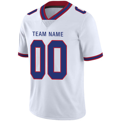 Custom B.Bills Stitched American Football Jerseys Personalize Birthday Gifts White Jersey view 4