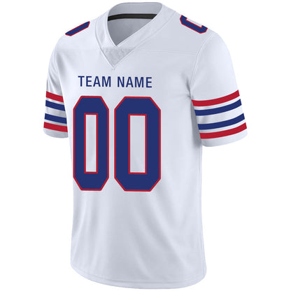 Custom B.Bills Stitched American Jerseys Personalize Birthday Gifts White Football Jerseys view 4