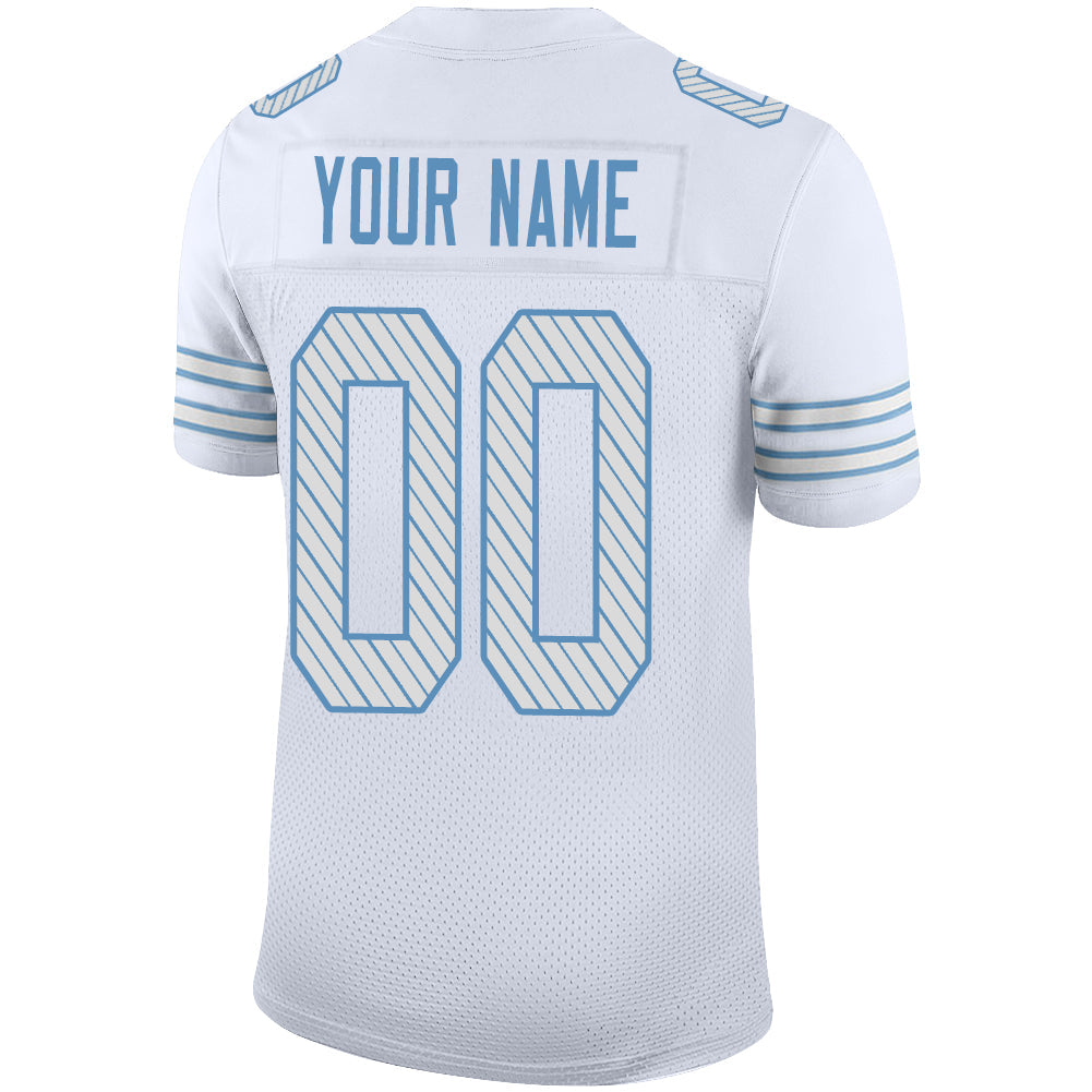 Custom B.Bills Stitched American Football Jerseys Personalize Birthday Gifts White Jersey view 3