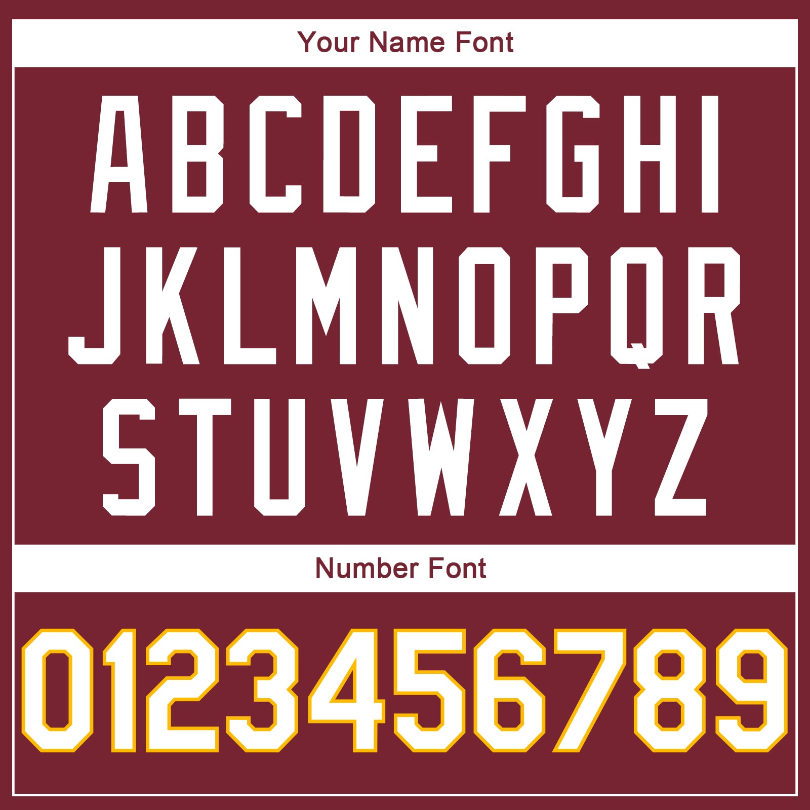 Custom Stitched Burgundy White-Gold Sports Pullover Sweatshirt Hoodie view 5