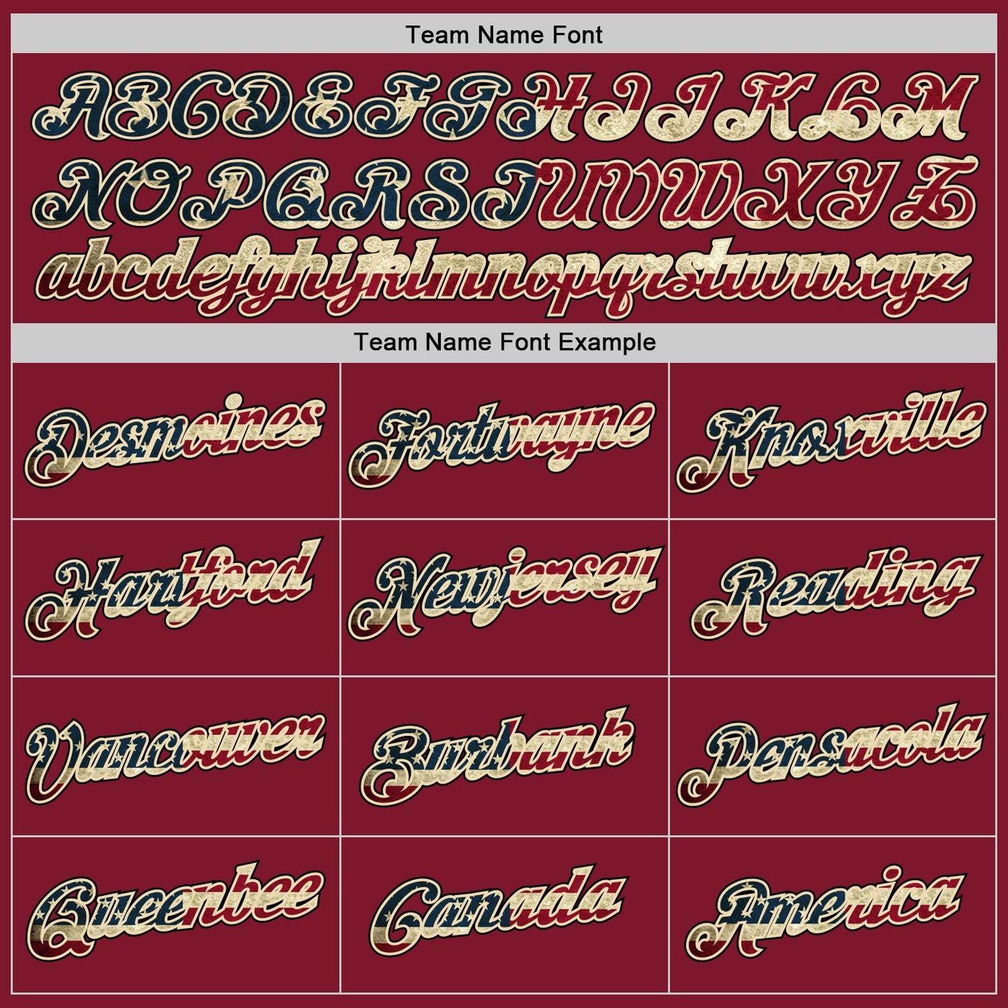 Custom Stitched Burgundy Vintage USA Flag-Cream Sports Pullover Sweatshirt Hoodie view 6