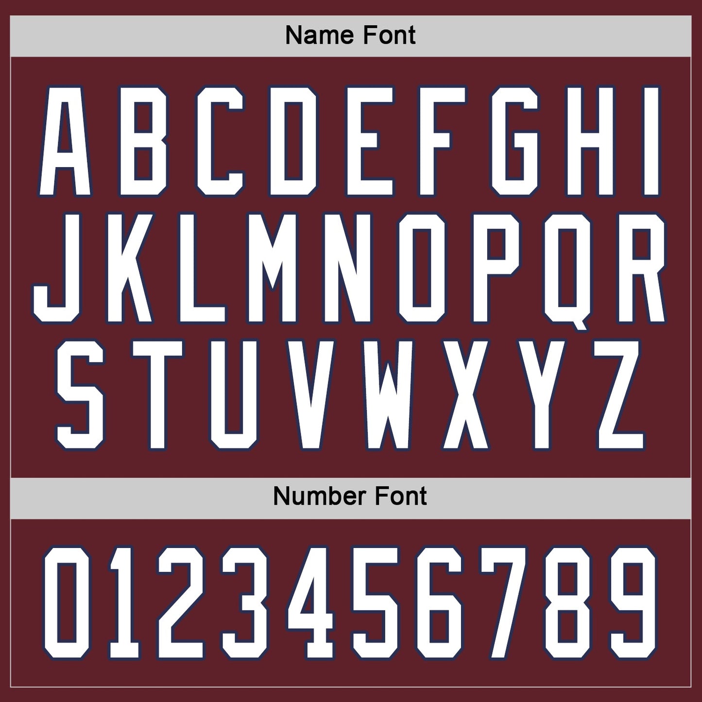 Custom Burgundy White-Navy Hockey Jersey view 3