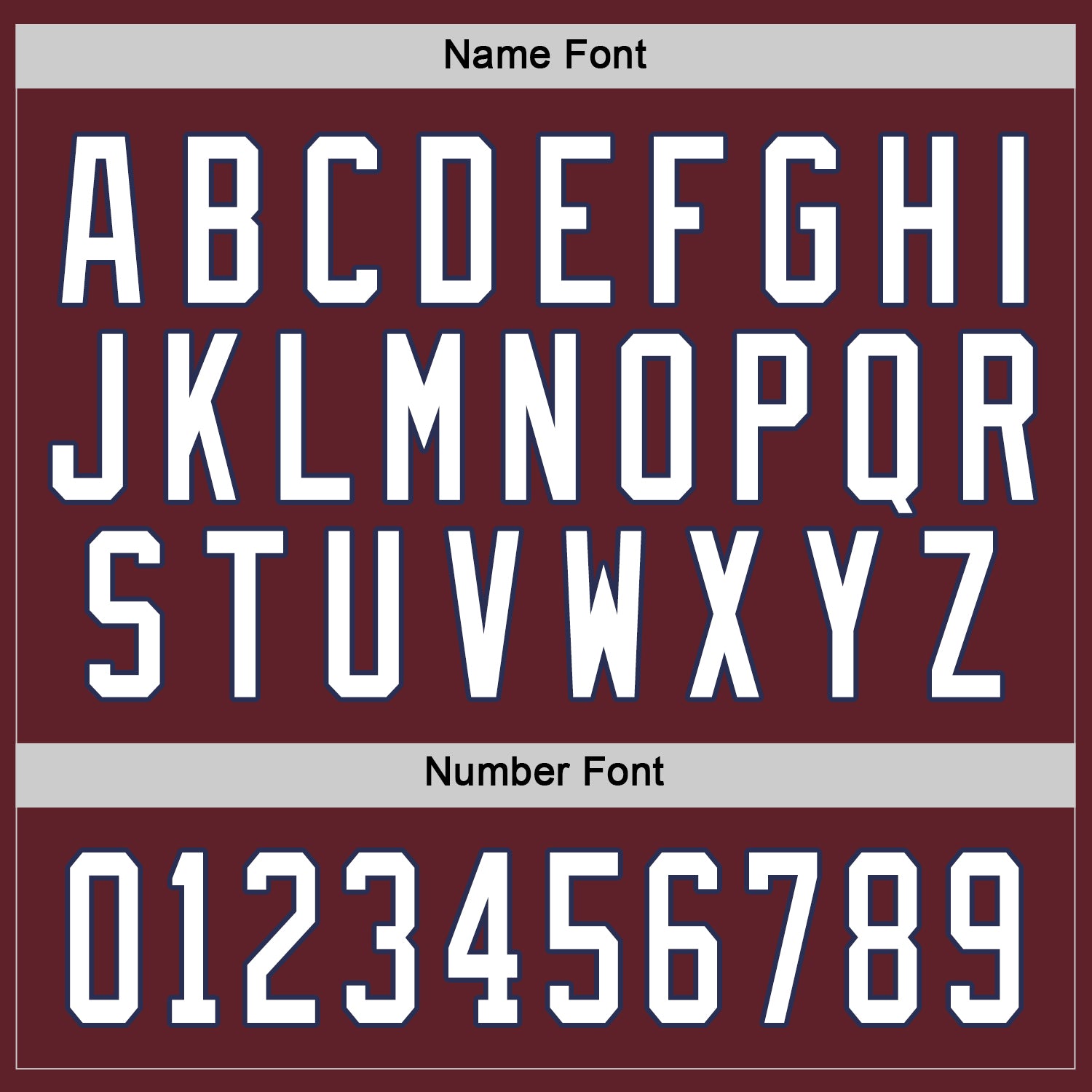 Custom Burgundy White-Navy Hockey Jersey view 3