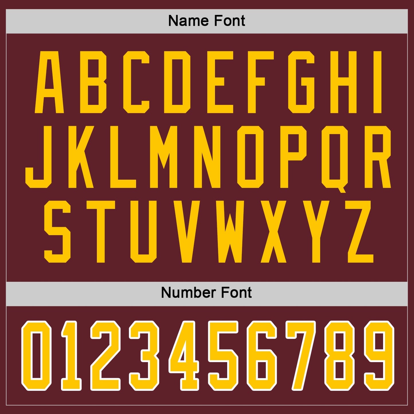 Custom Burgundy Gold-White Hockey Jersey view 3