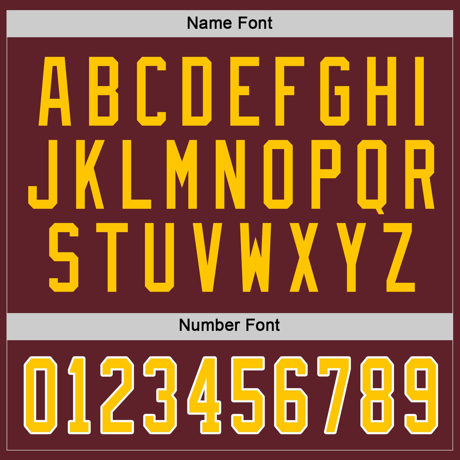 Custom Burgundy Gold-White Hockey Jersey view 3