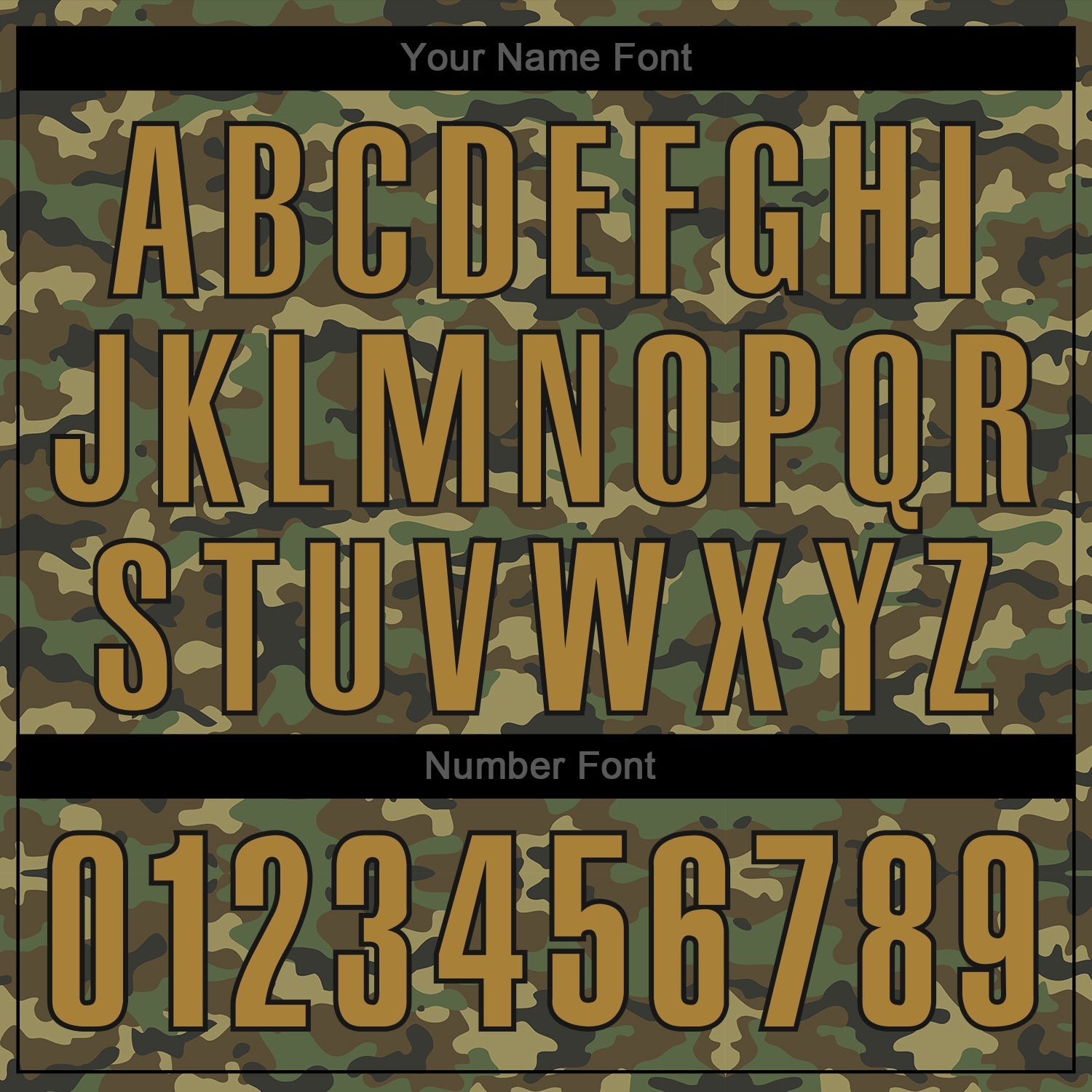 Custom Camo Old Gold-Black Authentic Salute To Service Baseball Jersey view 5