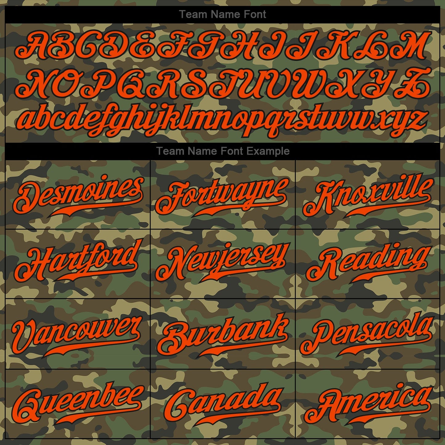 Custom Camo Orange-Black Authentic Salute To Service Baseball Jersey view 5