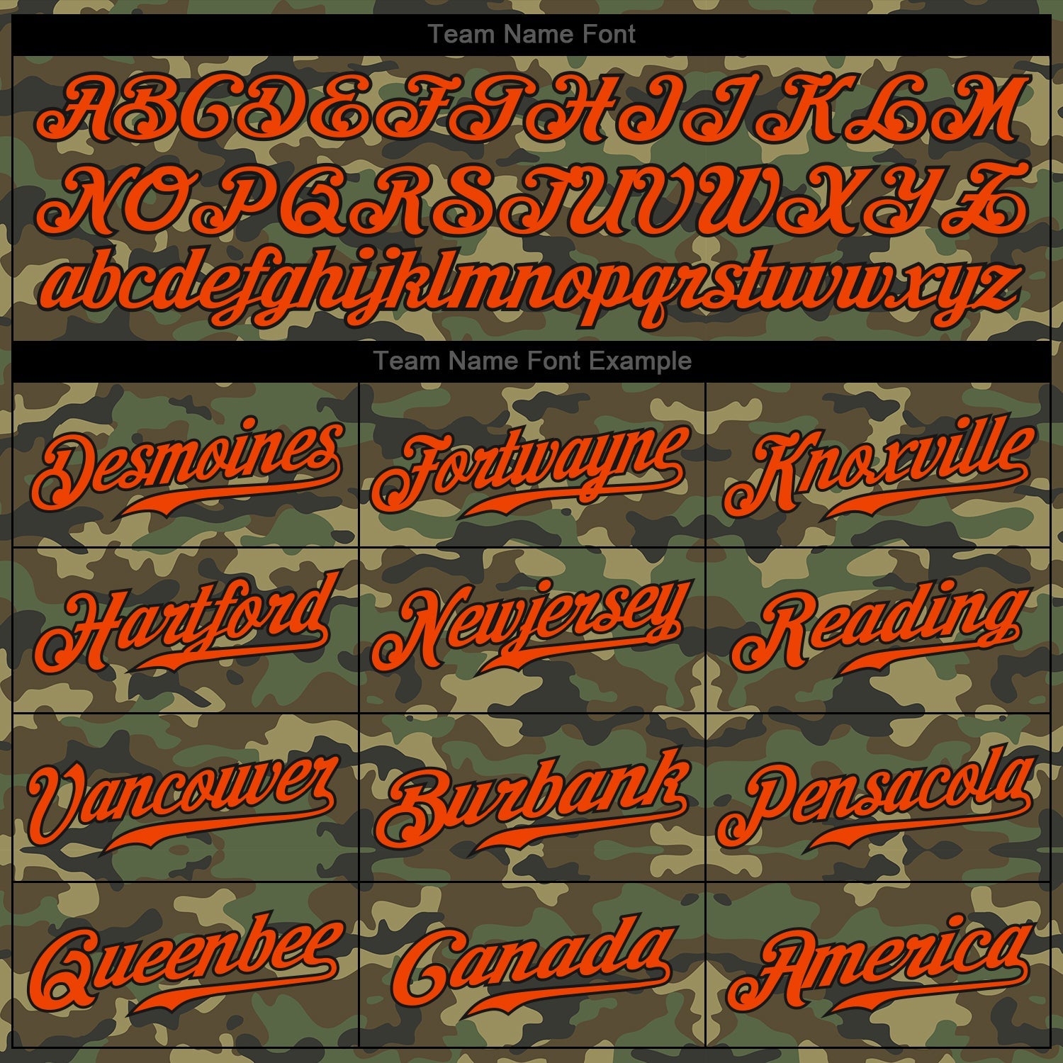 Custom Camo Orange-Black Authentic Salute To Service Baseball Jersey view 5