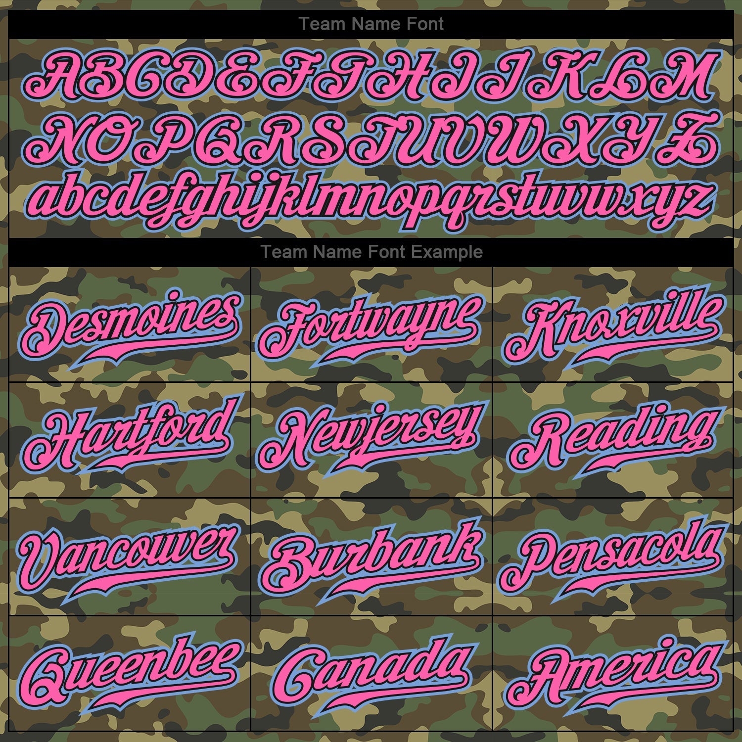 Custom Camo Light Blue-Pink Authentic Salute To Service Baseball Jersey view 4
