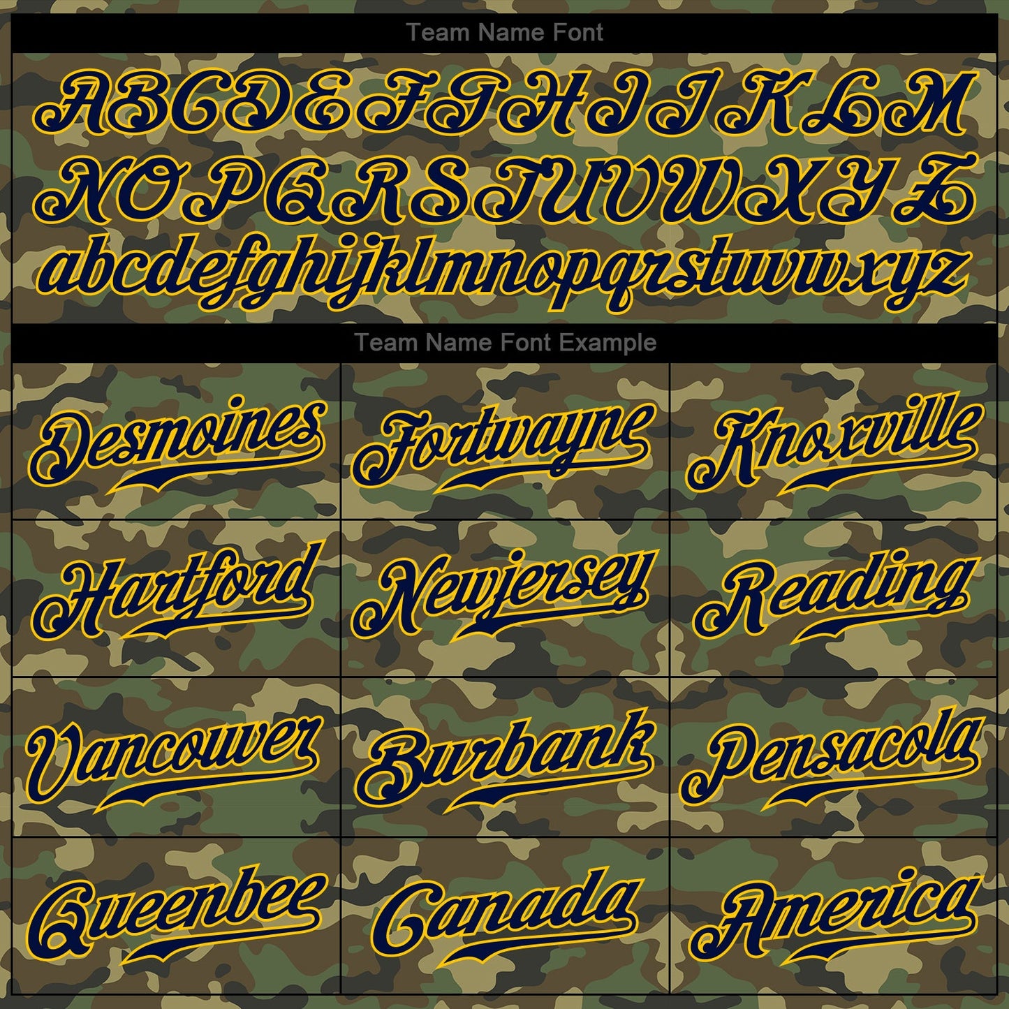 Custom Camo Navy-Gold Authentic Salute To Service Baseball Jersey view 4